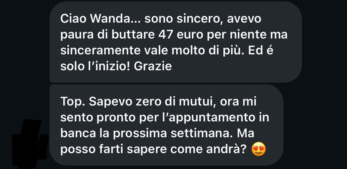 Recensione cliente Mutuo Blindato